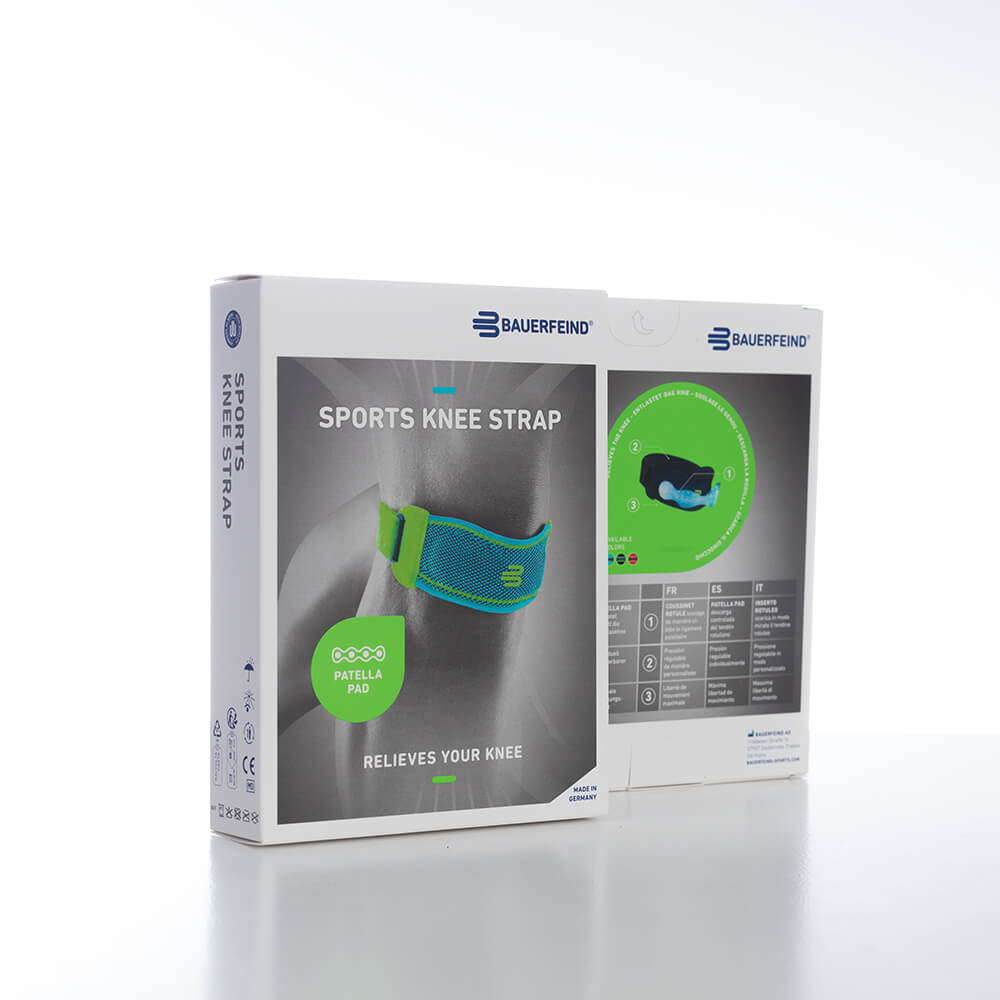 Packaging of the Sports Knee Strap