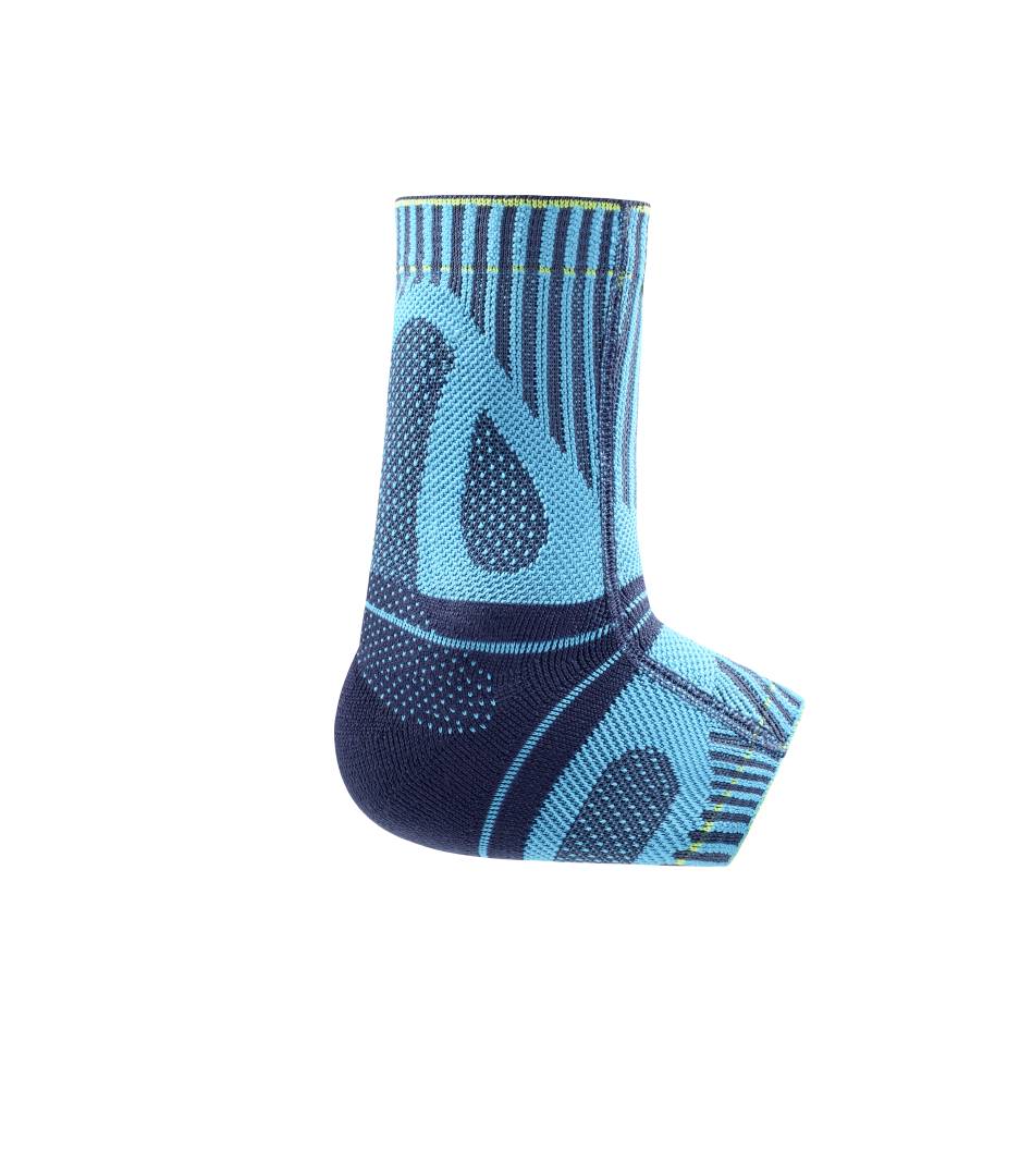 A bandage for the Achilles tendon, helpful for sports.