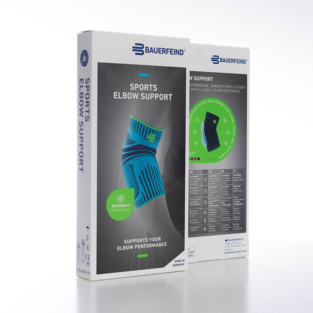 Elbow Support packaging Packaging of the Sports Elbow Support