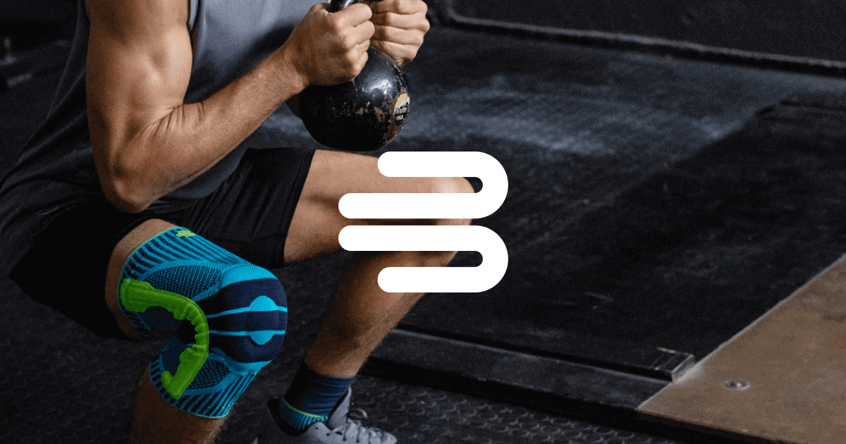 Knee support for fitness training