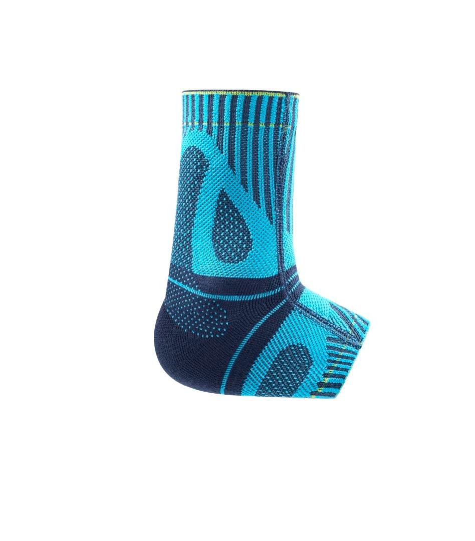 A bandage for the Achilles tendon, helpful for sports.