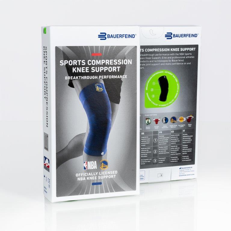 Packaging of the Knee Sleeves NBA Mavericks
