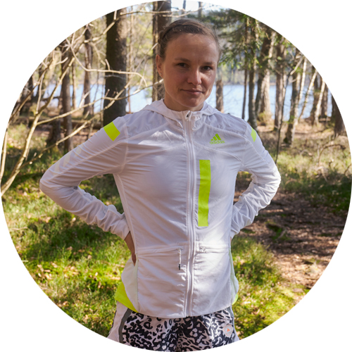 A portrait of runner Anna Hahner