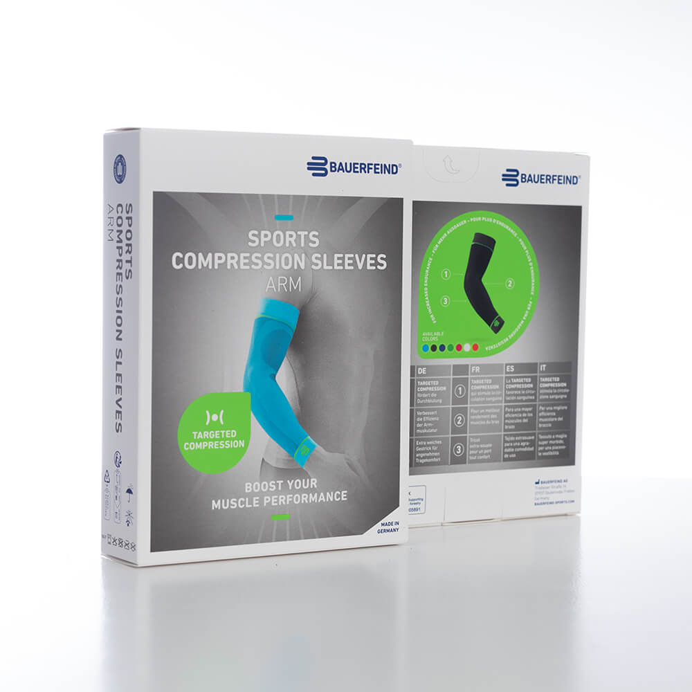 Compression arm Sleeves packaging Packing picture of the arm Sleeve